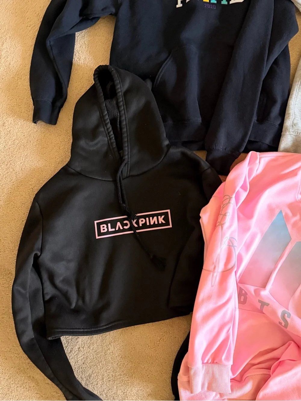 Bundle of girls hoodies sweatshirts size large